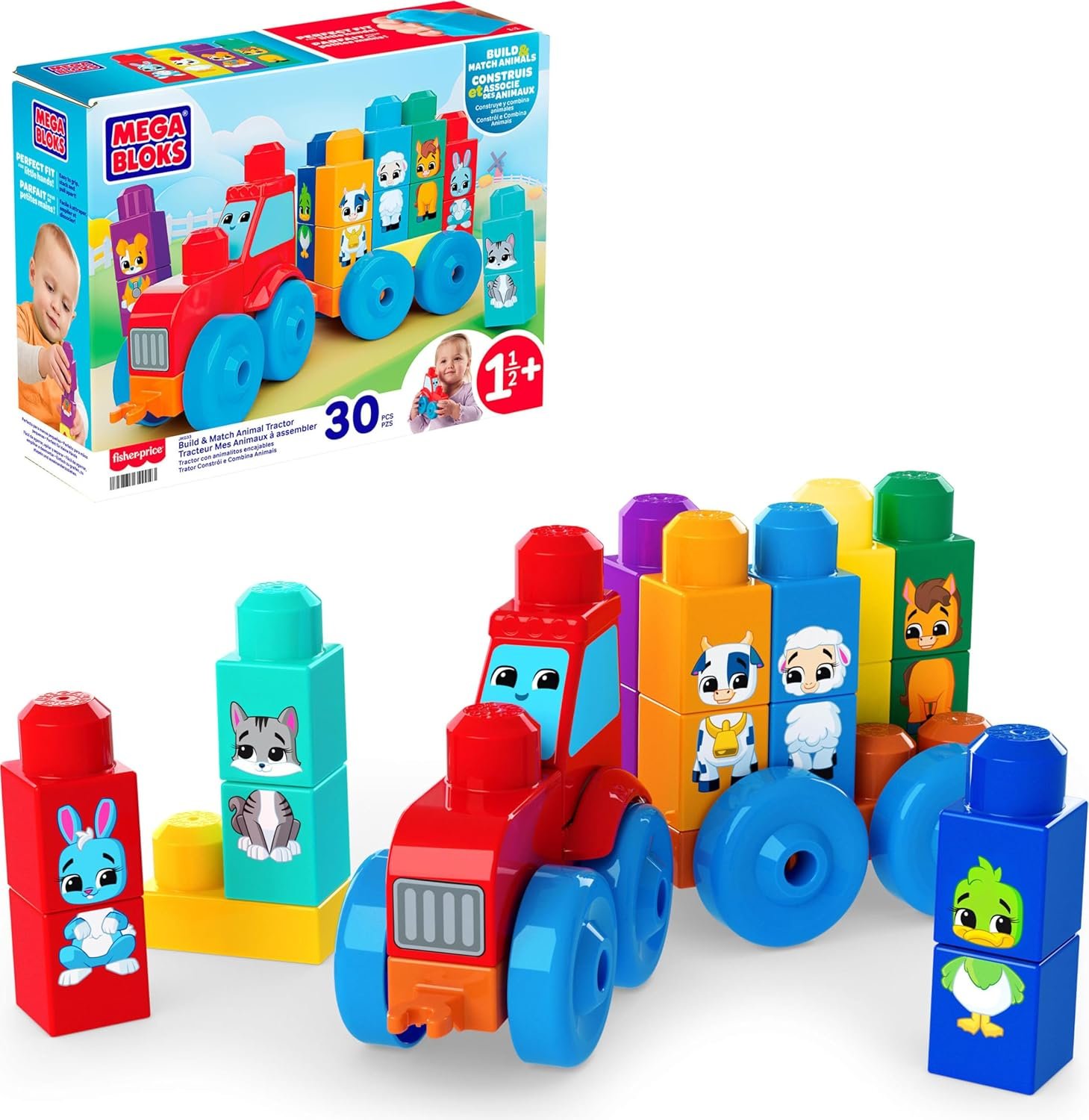 MEGA Pokémon Building Toys Set Kanto Region Team Image