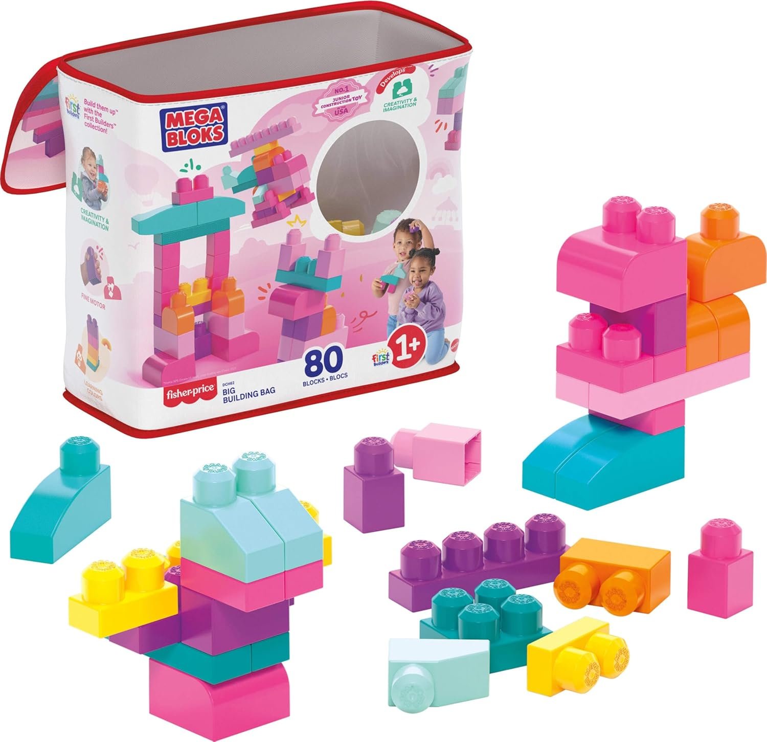 MEGA BLOKS First Builders Toddler Blocks Toys Set Image